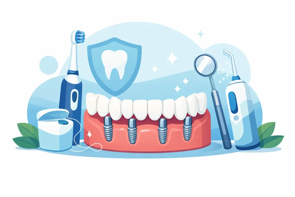 How to Maintain All on 4 Dental Implants
