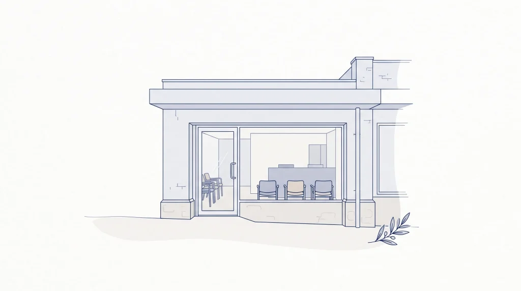 A quiet dental clinic exterior in Armadale suggests a place for clear aligners and other smile treatments.